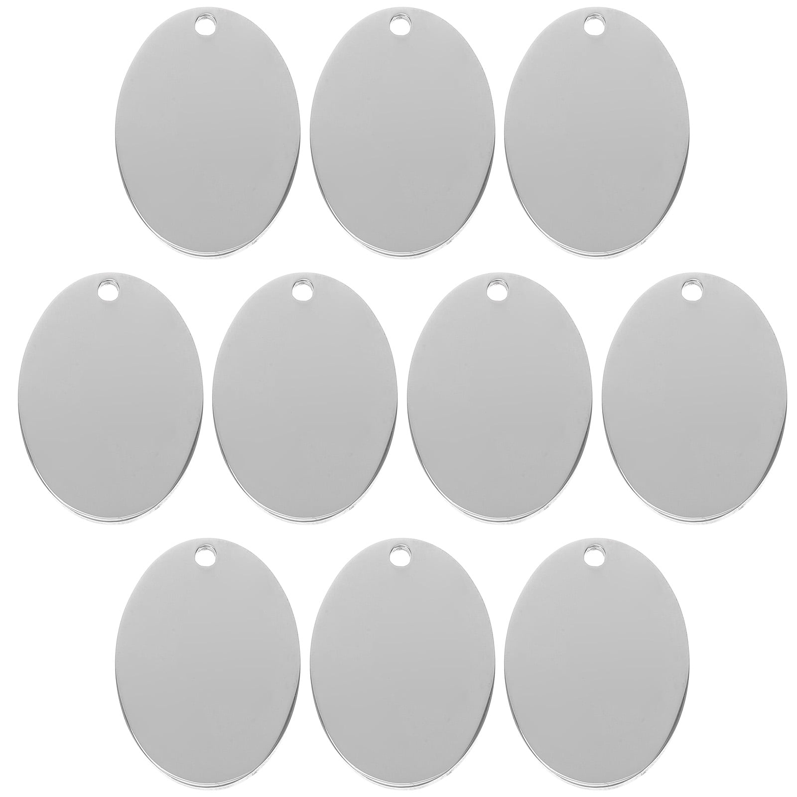10Pcs Stainless Steel Blank Dog Tags Personalized Blank Pet ID Tags For 10pcs-stainless-steel-blank-dog-tags-personalized-blank-pet-id-tags-for