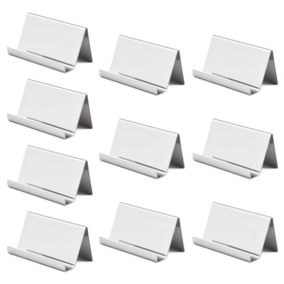 10Pcs Card Holder Display Shelf Name Card Case Mobile Phone Tablet Holders Stand