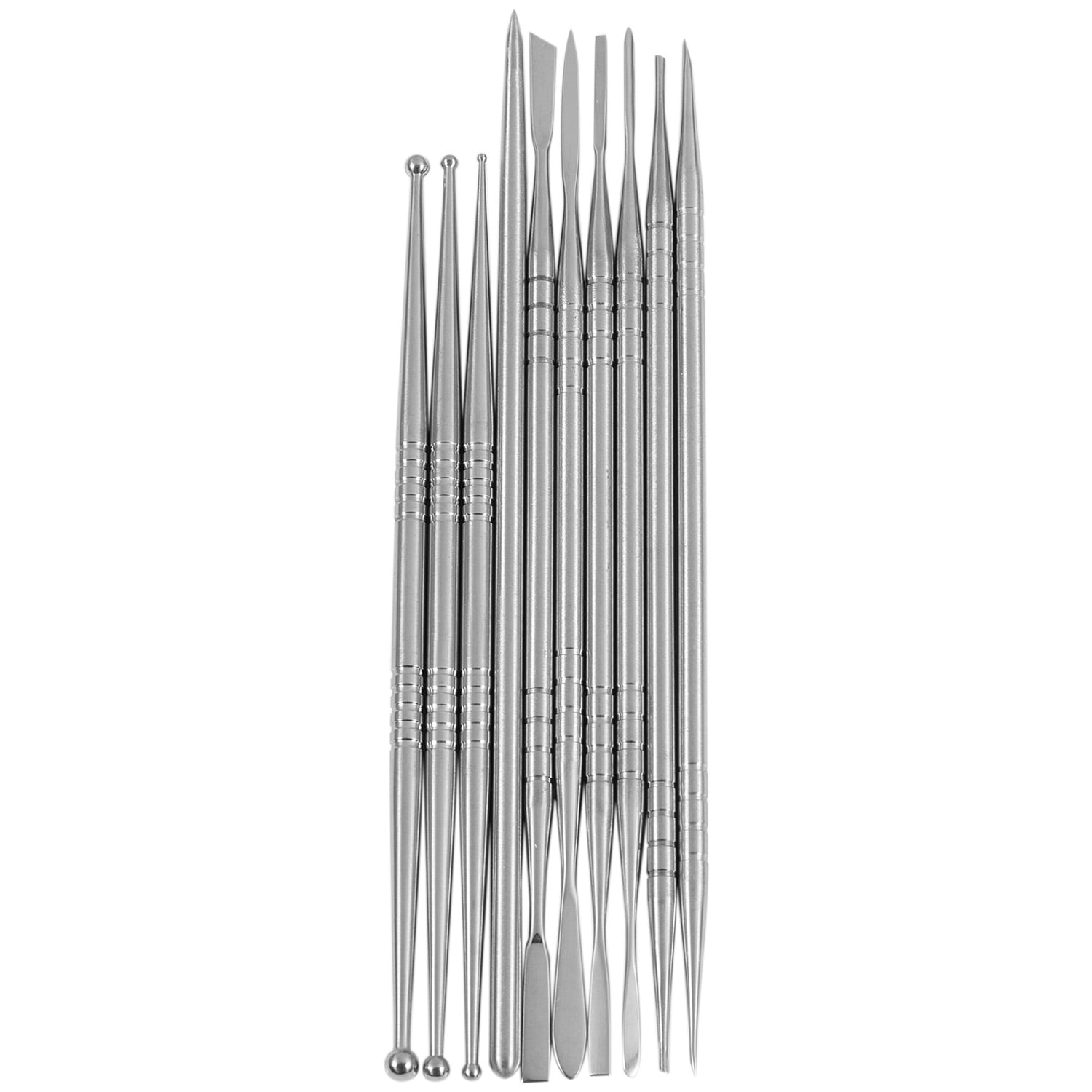 10Pcs Stainless Steel Clay Sculpture Engrave Tools for Modeling Carving