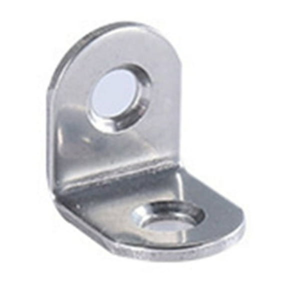 10Pcs Stainless Steel L Brackets Corner Brace Heavy Duty Right Angles Bracket Fastener for Wood Shelf Furniture Cabinet
