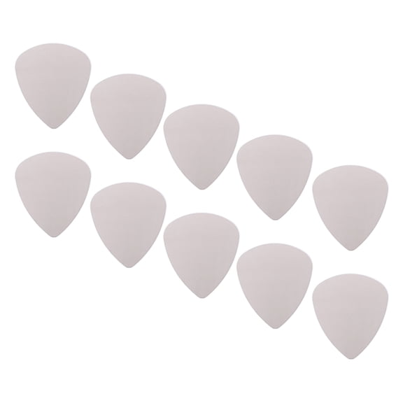 10Pcs Stainless Steel Metal Guitar Pick Replacement Guitar Plectrum Pick Guitar Accessory for Bright, Vibrant Sounds