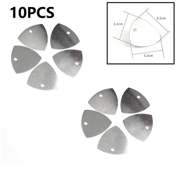 10Pcs Stainless Steel Metal Opening Picks Thin Pry Tool for Mobile Phone Screen
