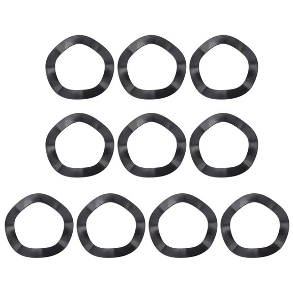 10Pcs Stainless Steels Bent Washers for Mountain Bikes Cranksets Chainring Bolts Spacers Bikes Bottom Brackets Gaskets