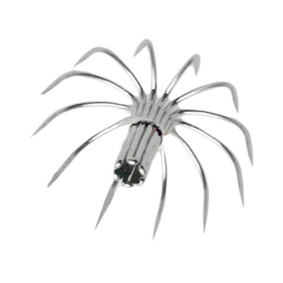10Pcs Stainsless Steels Squid Hook Barbed Umbrellas Fishing Hook Fishing jigging Tool Hook Fishing Part Easy to Use