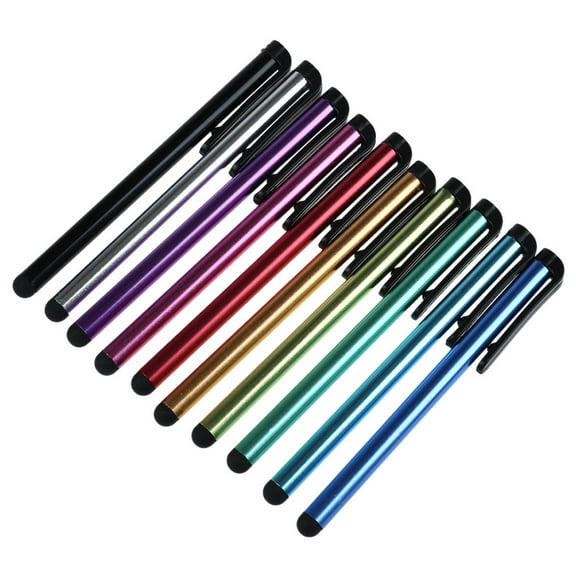 10Pcs Stylus Pen Stylus Pens for Touch Screens Universal Stylus Ballpoint Pen 2 in 1 Stylists Pens for iPad iPhone Tablet Laptops Kindle Samsung Galaxy All Capacitive Touch Screens