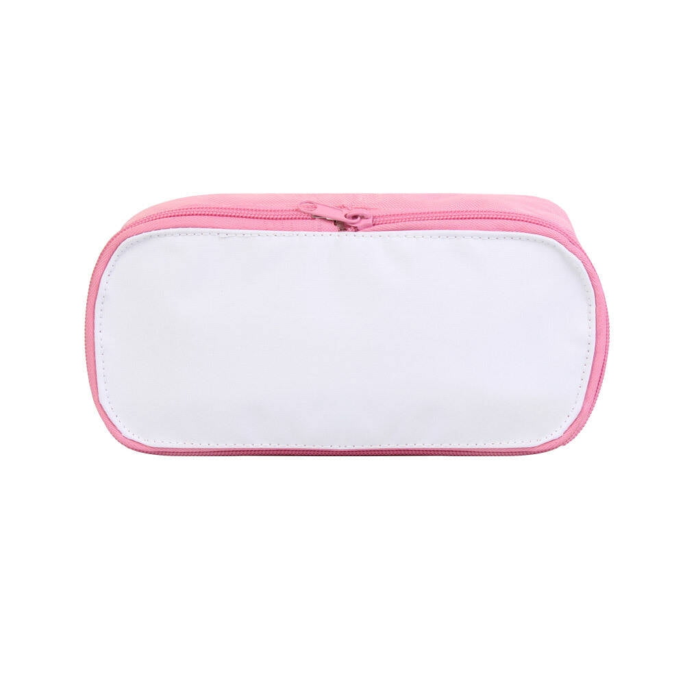10Pcs Sublimation Blanks Pencil Case Bags,Travel Makeup Bag Organizer Make Up Bag Removable Lid Design Subliamtion Blank Makeup Bag（pink)