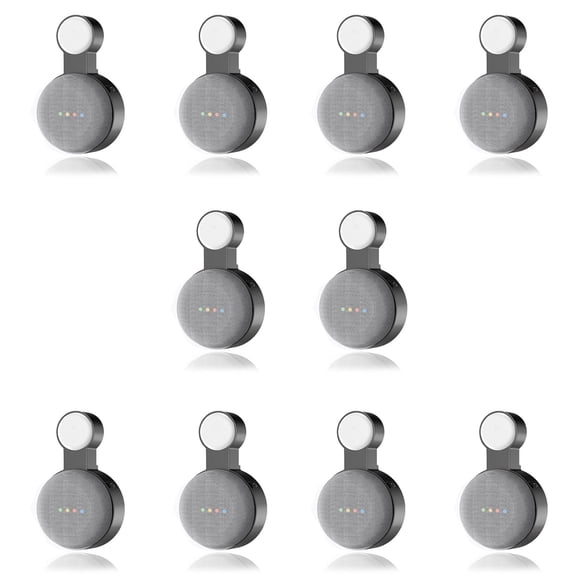 10Pcs Suitable for Audio for Mini Wall Bracket Second Generation Socket Hanging Hanger Bracket-Black,10 x Holder for Google Nest Mini,Black