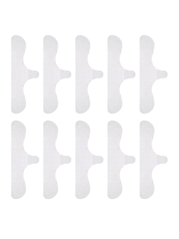 10Pcs Sweat Absorber Pads Under Belly Sweat Liners Sweating Supplies Disposable Bra Liners/Tummy Liners for Sweat Rash