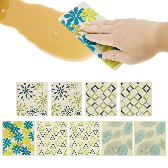 10Pcs Swedish Dishcloths Absorbent Kitchen Towels Reusable Dish Towels Cleaning Wipes for Dishes Cookware Countertop