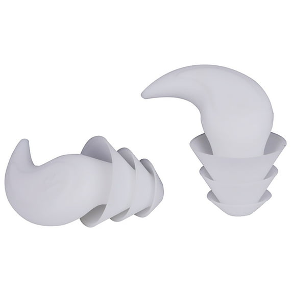 10Pcs Swimming Earplugs! Usloyux Waterproof Earplugs for Swimming Diving, Soft Silicone Plugs for Comfort Fit, Reusable Ear Protection for Shower Surfing, Carrying Case Included for Travel Pool