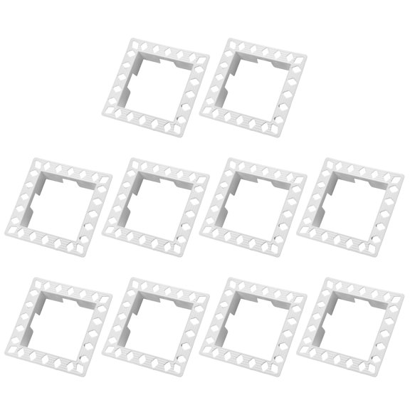 10Pcs Switches Base Plastic Corner Guard Socket Internal Mounting Frame PC Corner Strips Designed for Easy Application