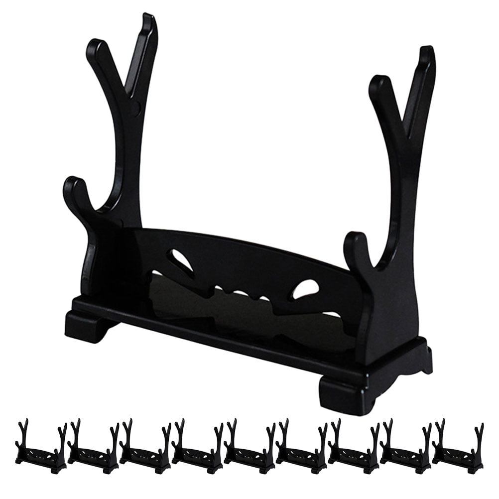 Tabletop Sword Display Rack Raindrops 10 Pcs Household Sword Rack Desktop Swords Organizer Display ...