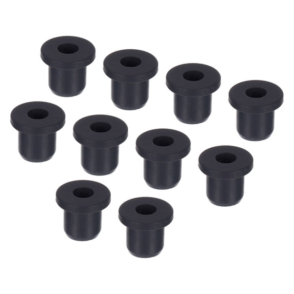 10Pcs T Shape Rubber Grommet Mount Dia 9mm ID 5mm H 11mm Seal Protection Cable Grommets Flexible Cable Pipe