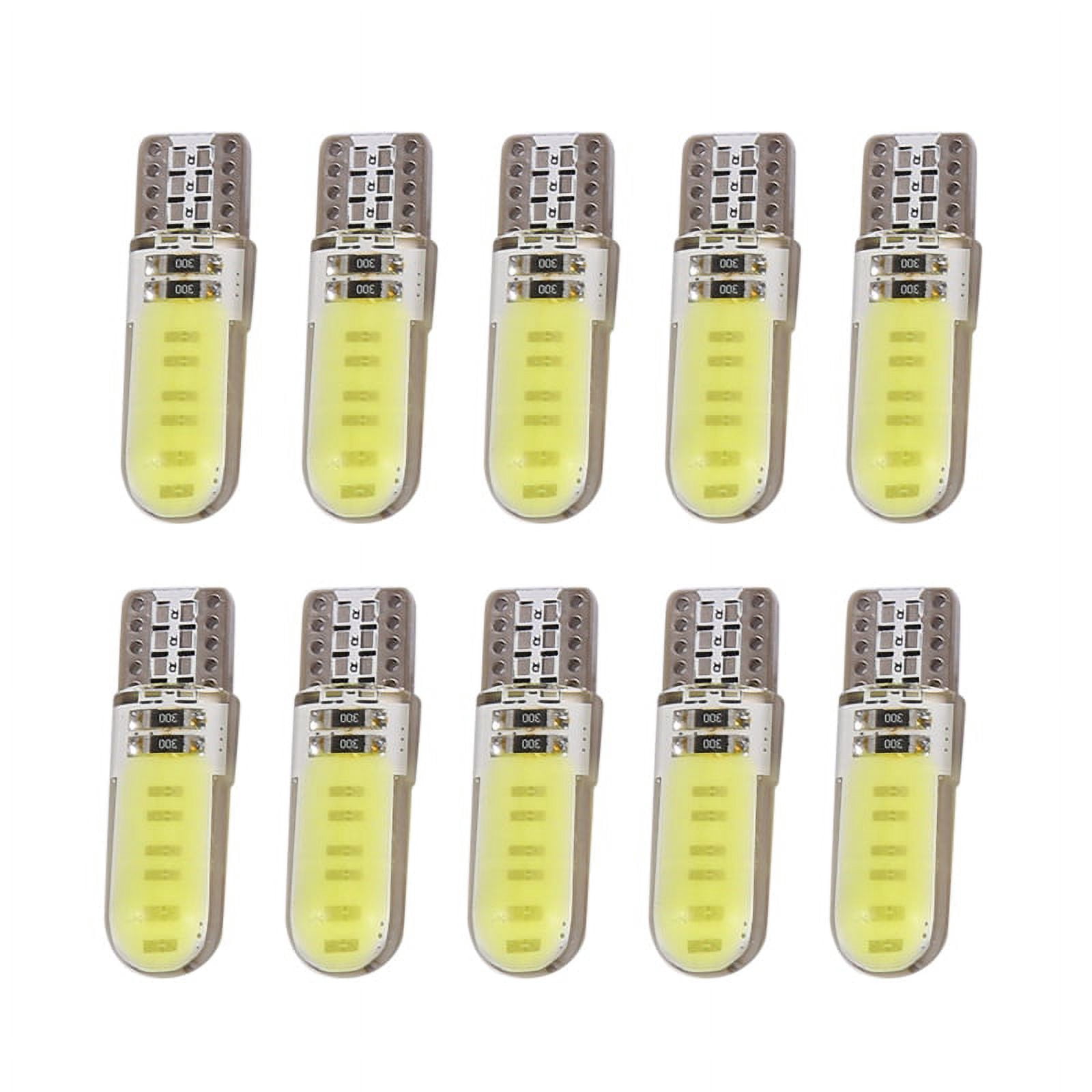 10Pcs T10 W5W COB LED Car Auto Interior Wedge Side Parking Bulb Dome ...