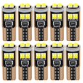 10Pcs T10 W5W WY5W 2825 Super Bright LED Canbus No Error Car Interior