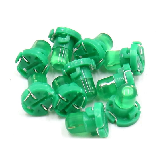 10Pcs T4.2 Green Dashboard Panel Gauge Light Lamp Bulb for Car Interior