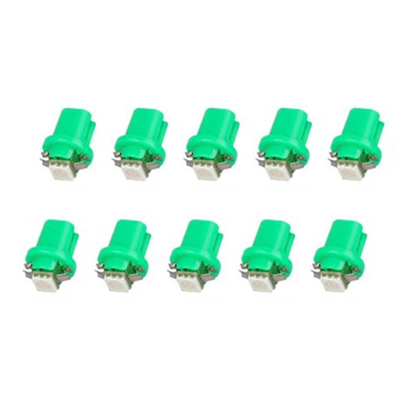 10Pcs T5 B8.5D 5050 SMD Car LED Dashboard Dash Lamp Instrument Light Bulbs