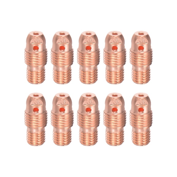10Pcs TIG Welding Collet Body 13N28 (3/32") for WP-9, WP-20, and WP-25 Series Welding Torch