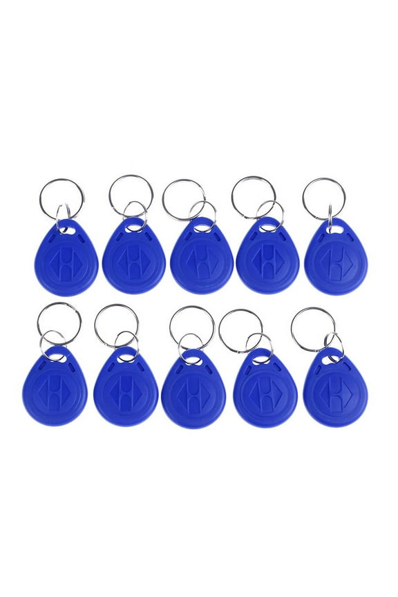 10Pcs TK4100 keychains 125KHZ RFID proximity id card token tags key fobs NFC AL