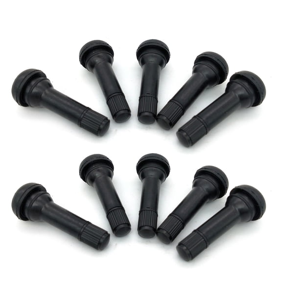 10Pcs TR413 Rubber Tire Valves Tubeless Valves Stems for 0.453 inch Rim Holes on Standard Vehicle Tires