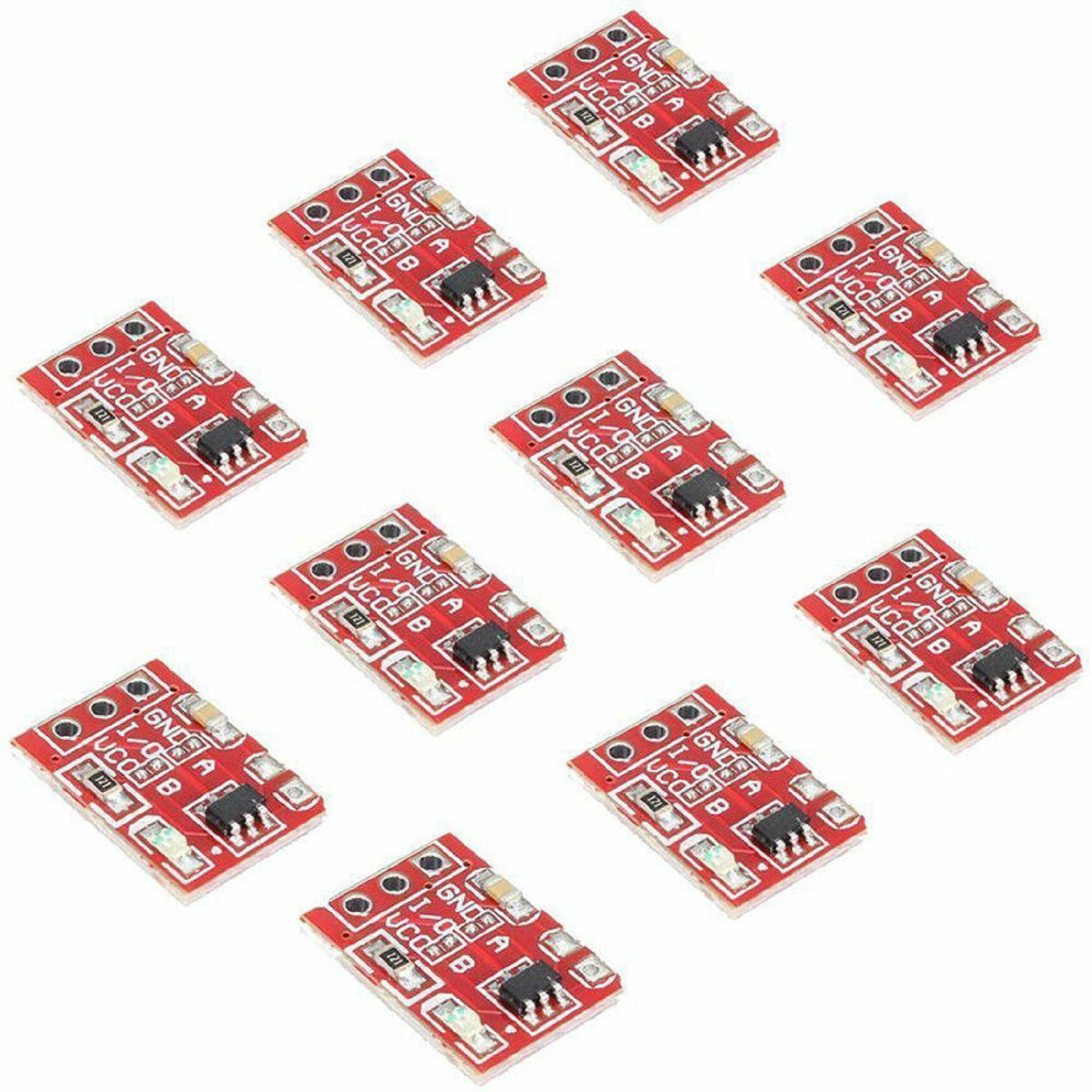 10Pcs TTP223 Touch Key Switch Module Touch Button Capacitive Switches ...