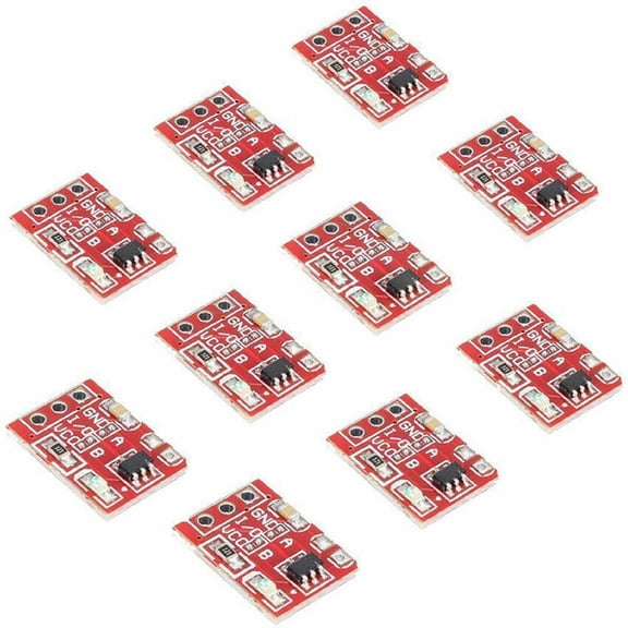 10Pcs TTP223 Touch Key Switch Module Touch Button Capacitive Switches Self-Locking/No-Locking Capacitive Touch Switches TAPDRA Spare Part
