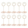 thumbnail image 1 of 10Pcs Table Number Holders Wire Table Card Holders Picture Stands Photo Food Sign Memos Notes Clip Holders for Weding, 1 of 12