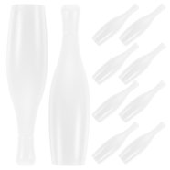 1 Set Wooden Mini Tabletop Bowling, Bowling Mini Spiel, Desktop Mini Bowling Game with 10 ...