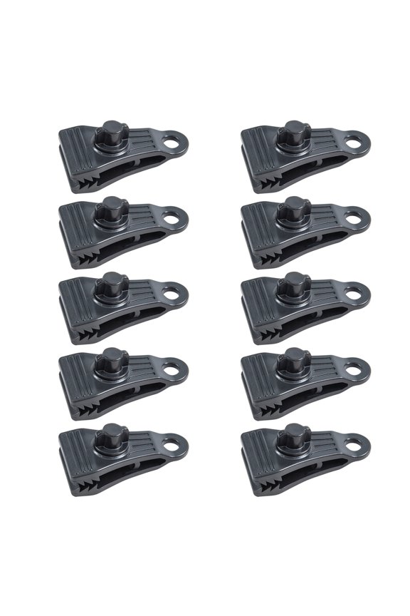 10Pcs Tarp Clips Heavy Duty Lock Grip Clamps Tent Fasteners Clips Holder Clips Tarpaulin Clips
