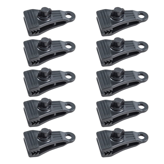 10Pcs Reusable Tarp Clips Heavy Duty Lock Grip Tent Fasteners Holder Thumb Screw Tent Clips Clips