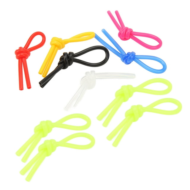 10Pcs Tennis Racket Damper Knot Silicone Tennis Racket Vibration Dampener Shock Absorber for