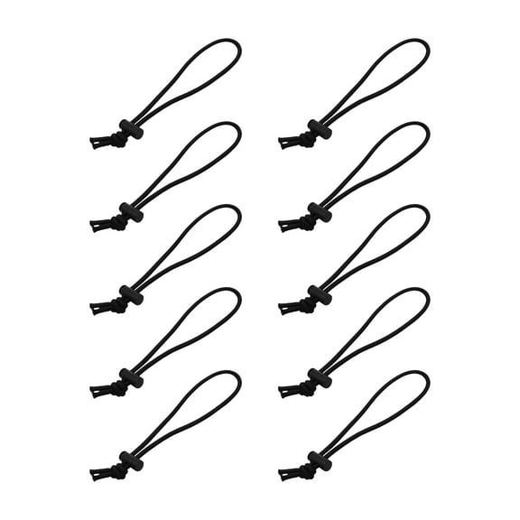 10Pcs Tent Fix Rope Bungee Strap for Tents Canopy Camping Luggage Bungee Cord Elastic String Canopy Tent Tie Down Strap