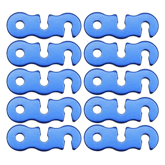 10Pcs Tent Rope Tensioner Stopper Camping Tent Rope Tarp Guyline Tensioner Wind proof Rope Buckle Tent Rope Adjuster