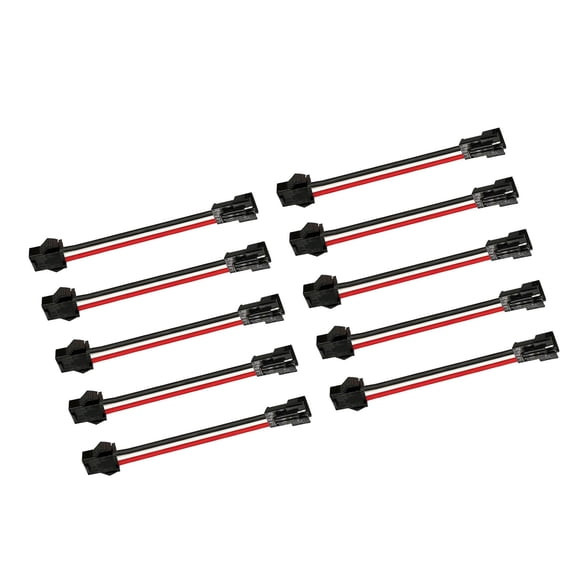 10Pcs Terminals Wire Electrical Cable Male to Female Splices Wire Connector Replacement Terminals Connector Wire Cable