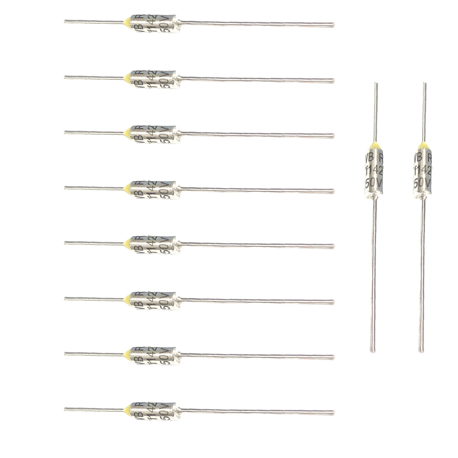 Fuse Screw Shell 10Pcs Thermal Fuses 250V 10A 65-84℃ Temperature Fuses Cutoffs, Metal ...