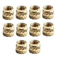 thumbnail image 1 of 10Pcs Threaded Brass Inserts Metal Heat Set M2-M6 Screw Inserts For 3D Printing Threaded Insert Brass For Reliable Performance, 1 of 9