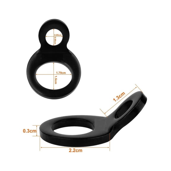 10Pcs Tie Down Anchors Tie Down Strap Rings For Motorcycle ATV Dirt Bike