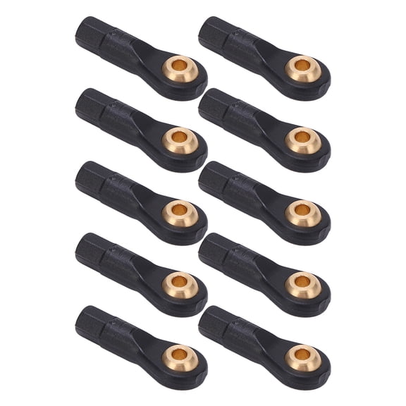 10Pcs Tie Rod Ball Head Durable Plastic Light Weight Wear Resistant Accurate Size M2 Tie Rod End Ball Joint