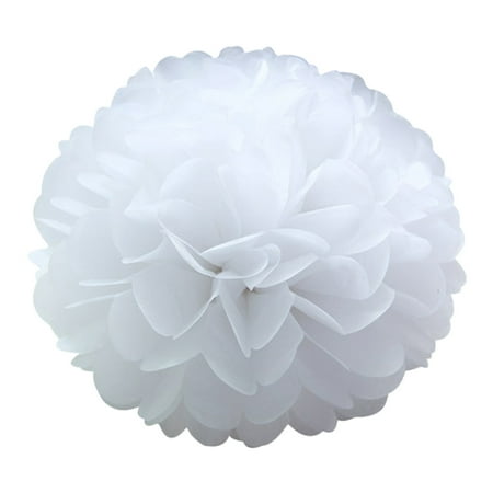 10Pcs Tissue Paper Pompoms Pom Poms Flower Fluffy Wedding Party Decoration