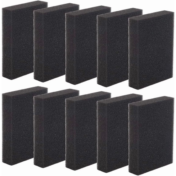 10Pcs Trading Card Sponge Dividers Foam Card Divider Black Multifunction High Elasticity Storage Boxes Security Shipping Shock Absorbing Block for Packing Cases Fill Extra Space Supplies DIY Black