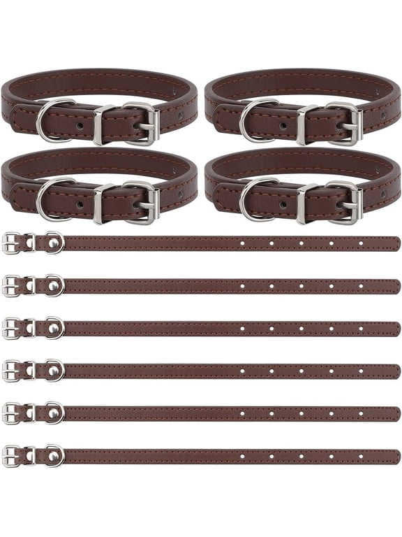10Pcs Traditional Kilt Extender Straps 10x0.6 Inch PU Leather Scottish Stirrup Leather Cuff Armbands Non Slip Sleeve Holders Belt Leather Luggage Tag Straps for Kilts Coat Coconut Brown