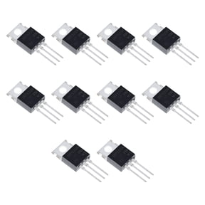 10Pcs Transistors Set High Pressure Resistant 33Amp 100V Channel Power MOSFET Transistor IRF540N Transistors