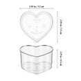 thumbnail image 1 of 10 Pcs Transparent Heart Shaped Dessert Cups 150ml Multi-Function Pudding Cups for Party, Baking, and Serving, 1 of 11