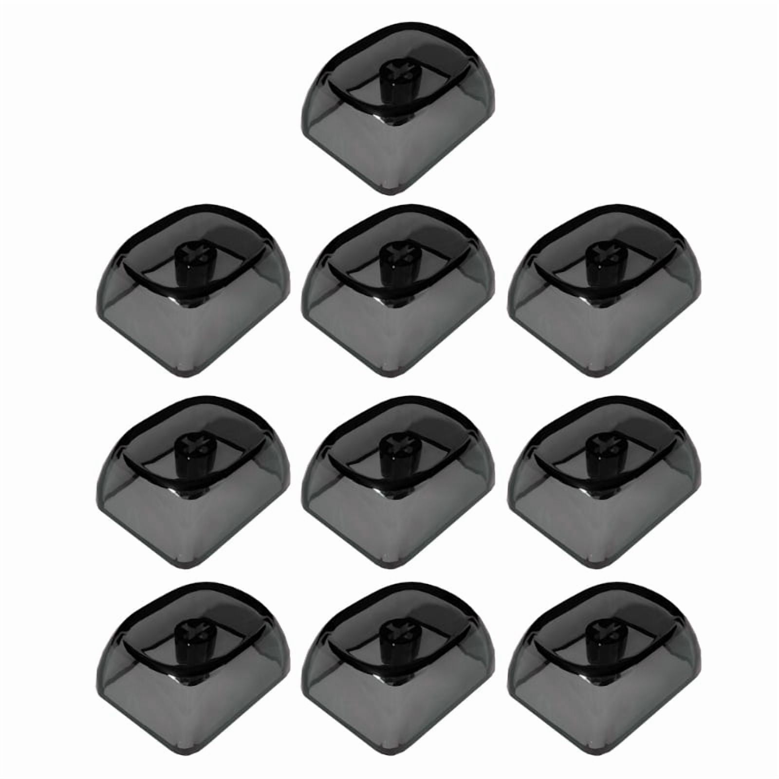 10Pcs Transparents Blank Keycap Set 1.25U MOA Profile Crystal ...