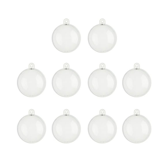 10Pcs Transparents Candy Jar for Party Decorations Clear Canister for Storing Sweets and Chocolates Tabletop Ornament