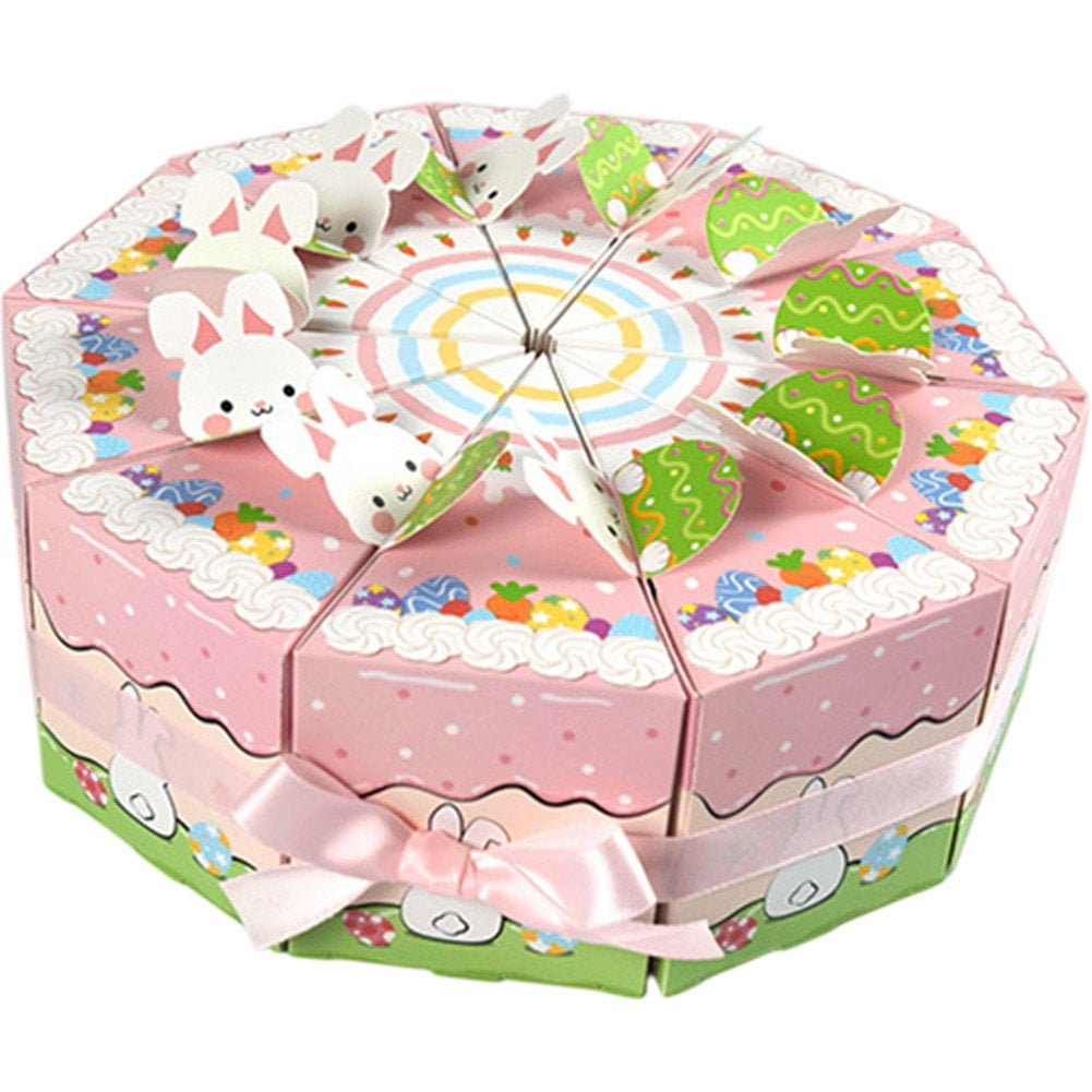 Triangular Candy Box 10Pcs Triangular Cake Shaped Paper Gift Box Cardboard Candy Dessert ...