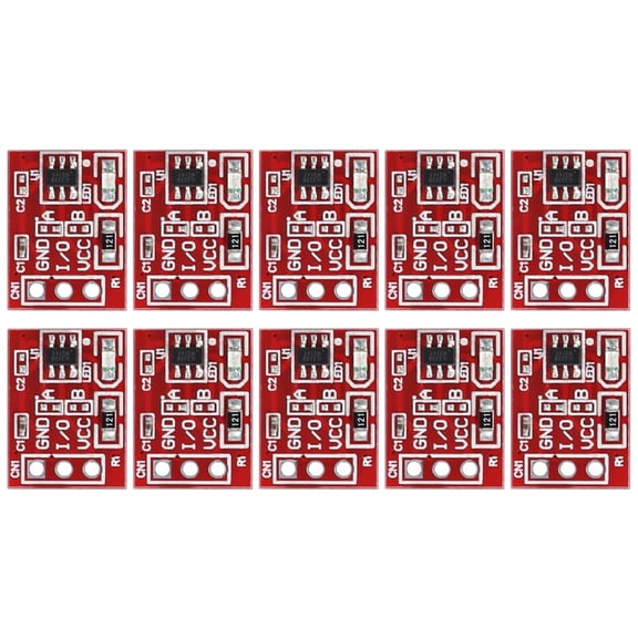 10Pcs Ttp223 Touch Button Modular Self-Locking Capacitive Switch Single