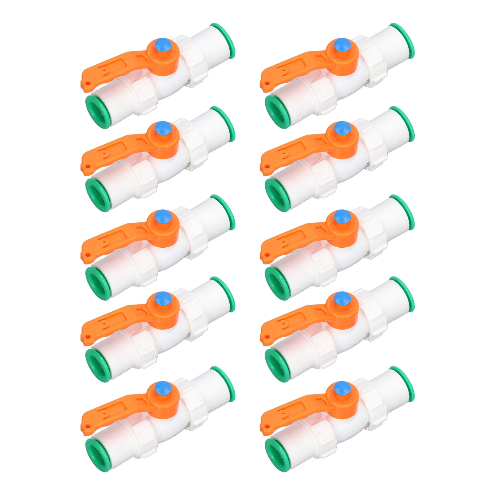 10Pcs Tube Valve,Plastic Quick Connect Fittings,Water Push To Connect Quick Connect Fitting