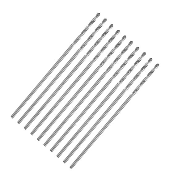 10Pcs Twist Drill Bit Small Straight Shank Pearl Drilling Machine Tools Hardware 0.75mm