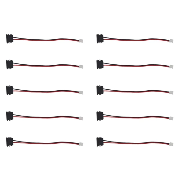 10Pcs Type C Female Pigtail Cable To 2 Pin Wire Connecter Fast Charging Port E